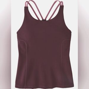 NWT Title Nine Mad Dash Lite Bra Top in Elderberry, Women's L